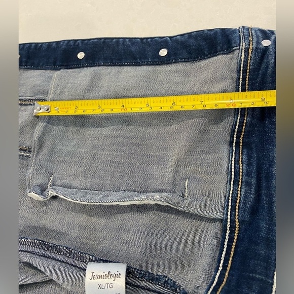 Jeaniologie Blue Denim Jean Jacket Size XL - Picture 10 of 12